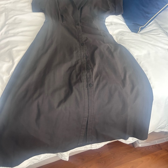 Brochu Walker Charcoal Button-Down Midi Dress - Picture 10 of 16